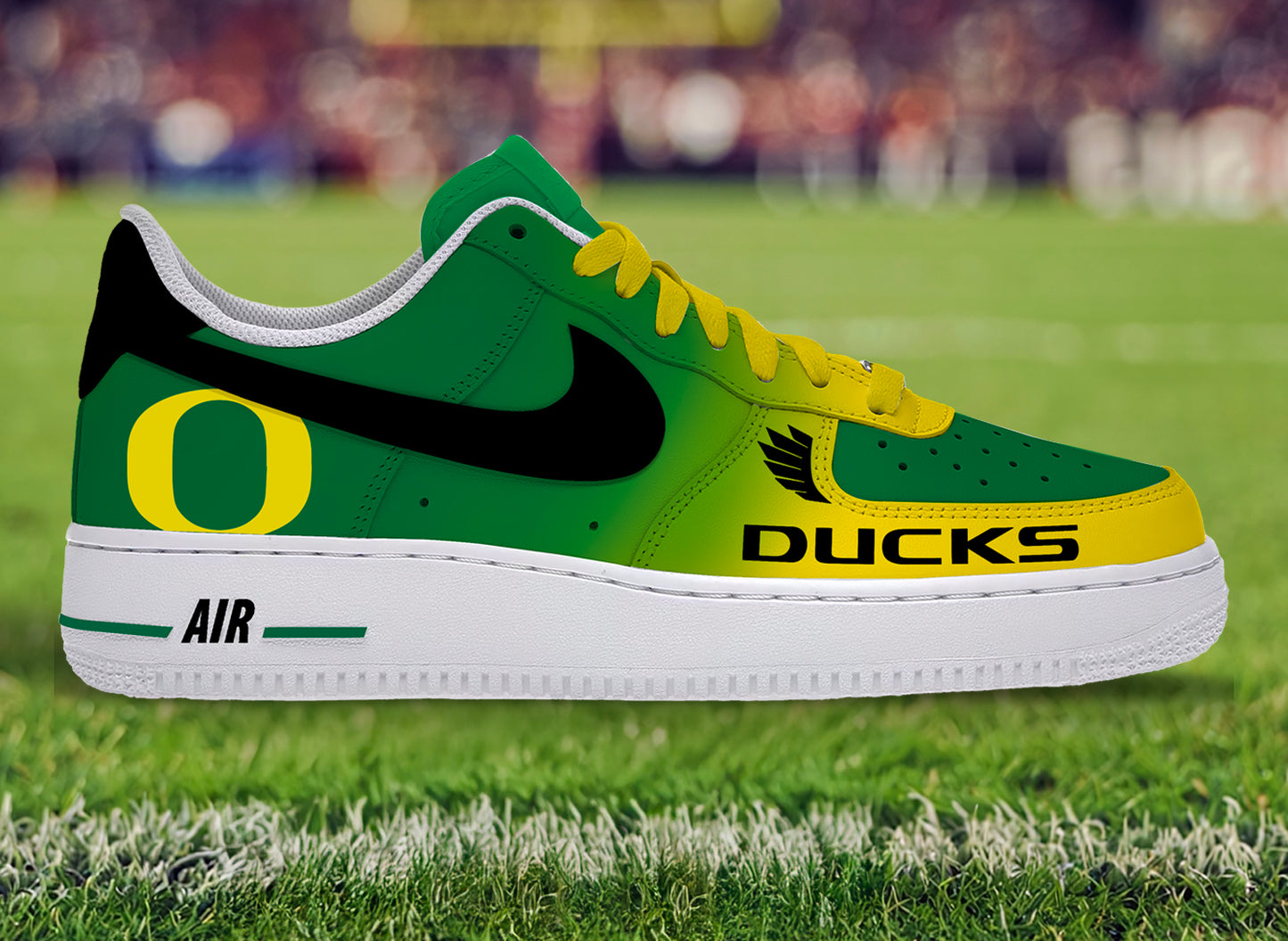 Air Force 1 Custom Painted Oregon Ducks V3