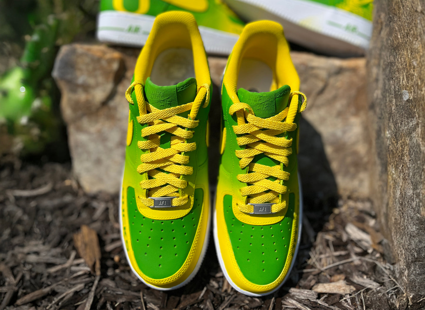 Air Force 1 Custom Painted Oregon Ducks V1