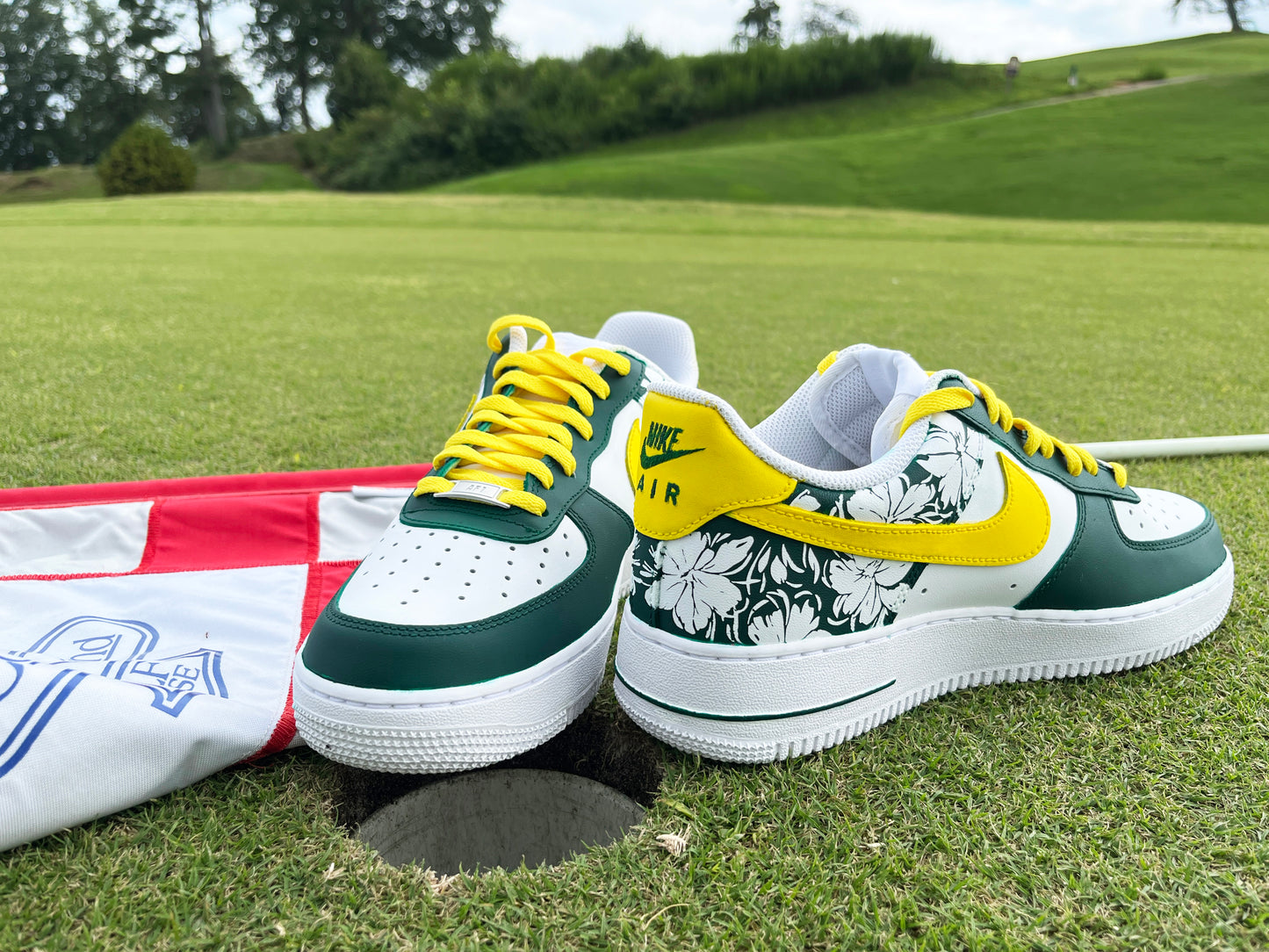 Air Force 1 Custom Painted Masters Golf