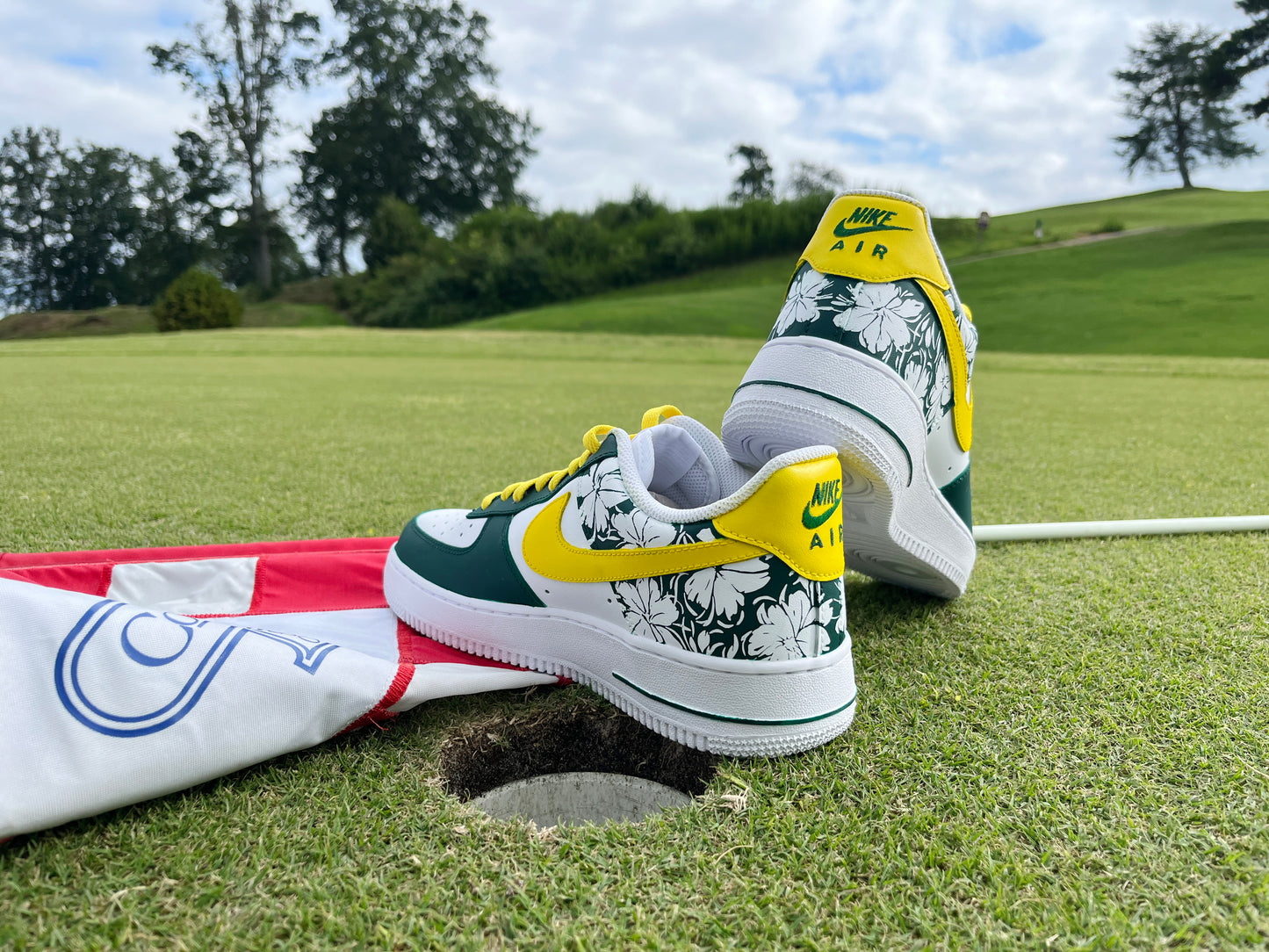 Air Force 1 Custom Painted Masters Golf