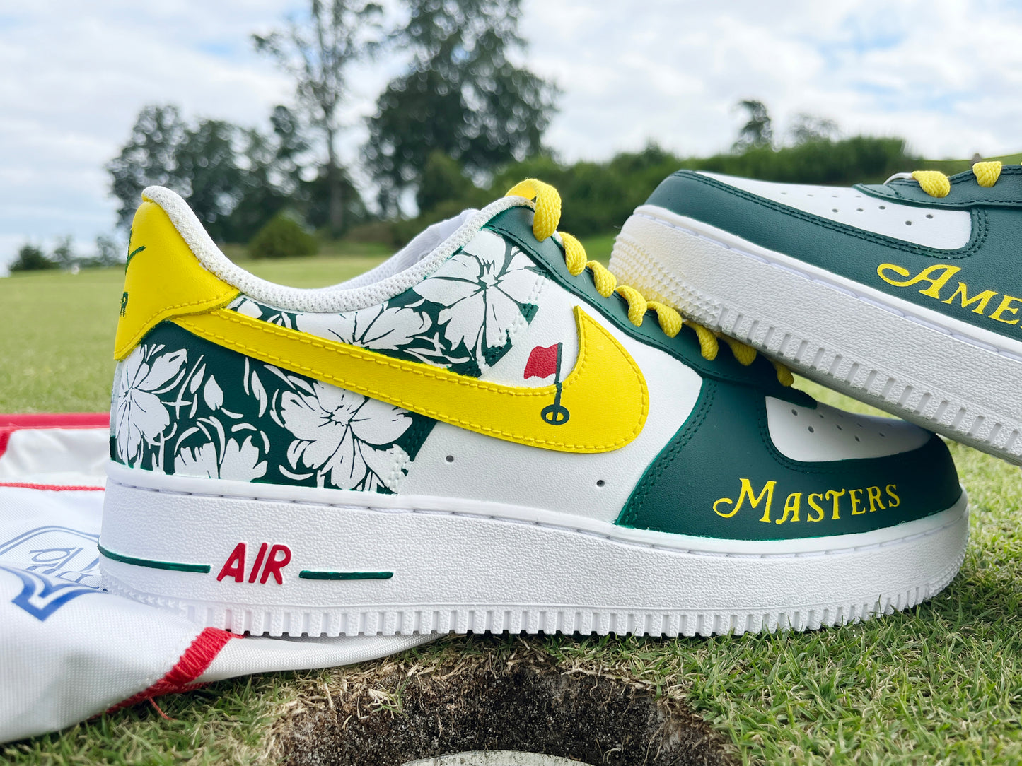 Air Force 1 Custom Painted Masters Golf