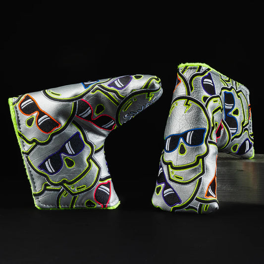 SWAG Golf Shell Shocked Stacked Skulls 2.0 Blade Cover