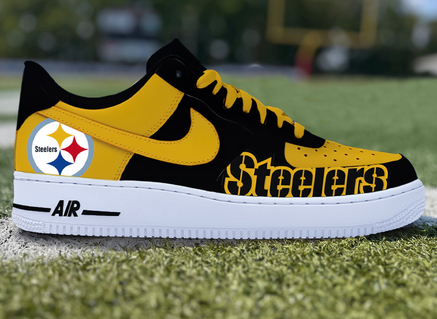 Air Force 1 Custom Painted Pittsburgh Steelers