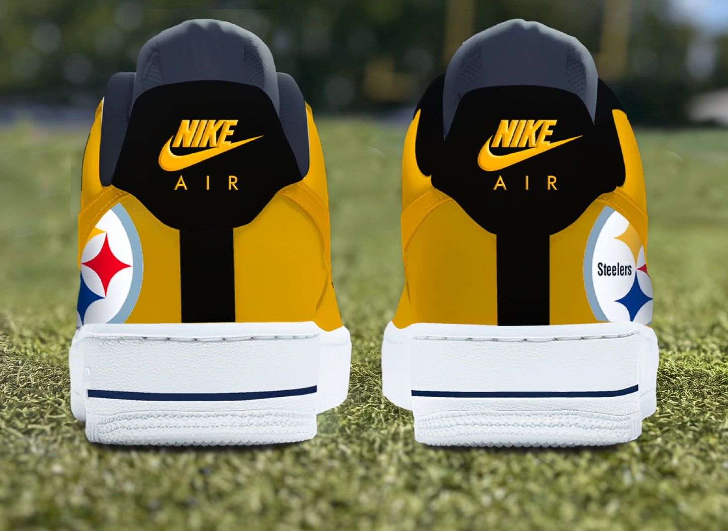 Air Force 1 Custom Painted Pittsburgh Steelers