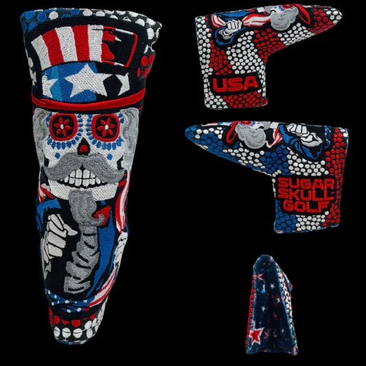 Sugar Skull Golf Limited Relese 2023 4th Of July Blade Putter Cover Sold Out