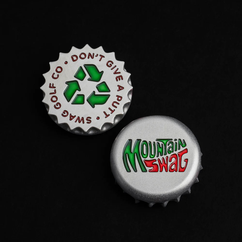 SWAG GOLF MOUNTAIN SWAG BOTTLE CAP BALL MARKER - SOLD OUT Presale Confirmed Order READ Description