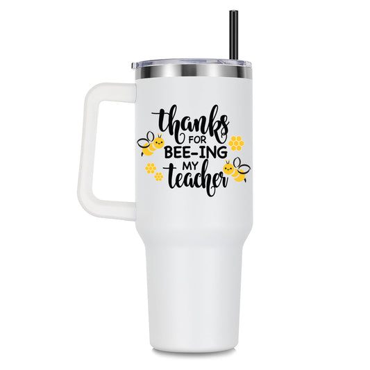 Thanks for Bee-ing My Teacher 40 oz. Handle Mug