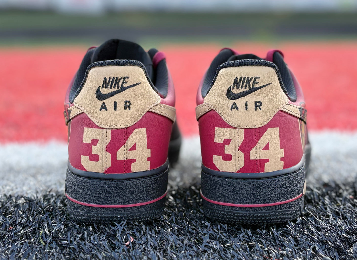 Air Force 1 Custom Painted Travel Football Titans