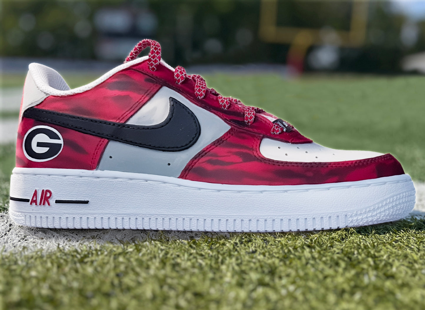 Air Force 1 Custom Painted University of Georgia