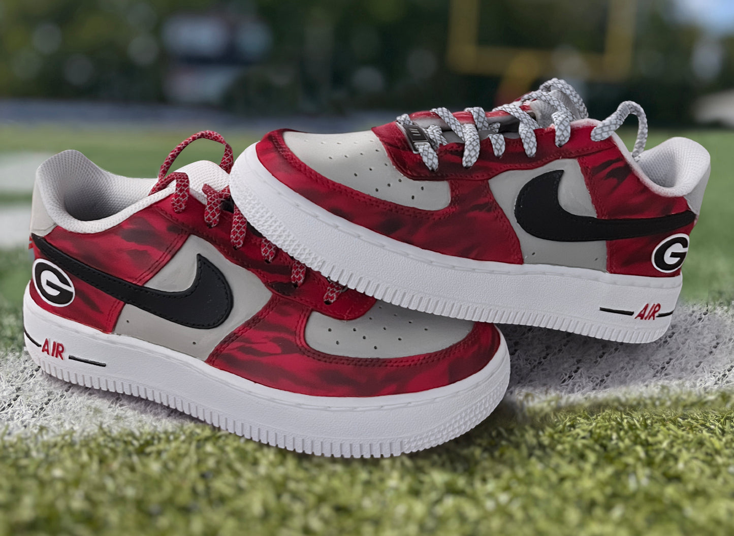 Air Force 1 Custom Painted University of Georgia