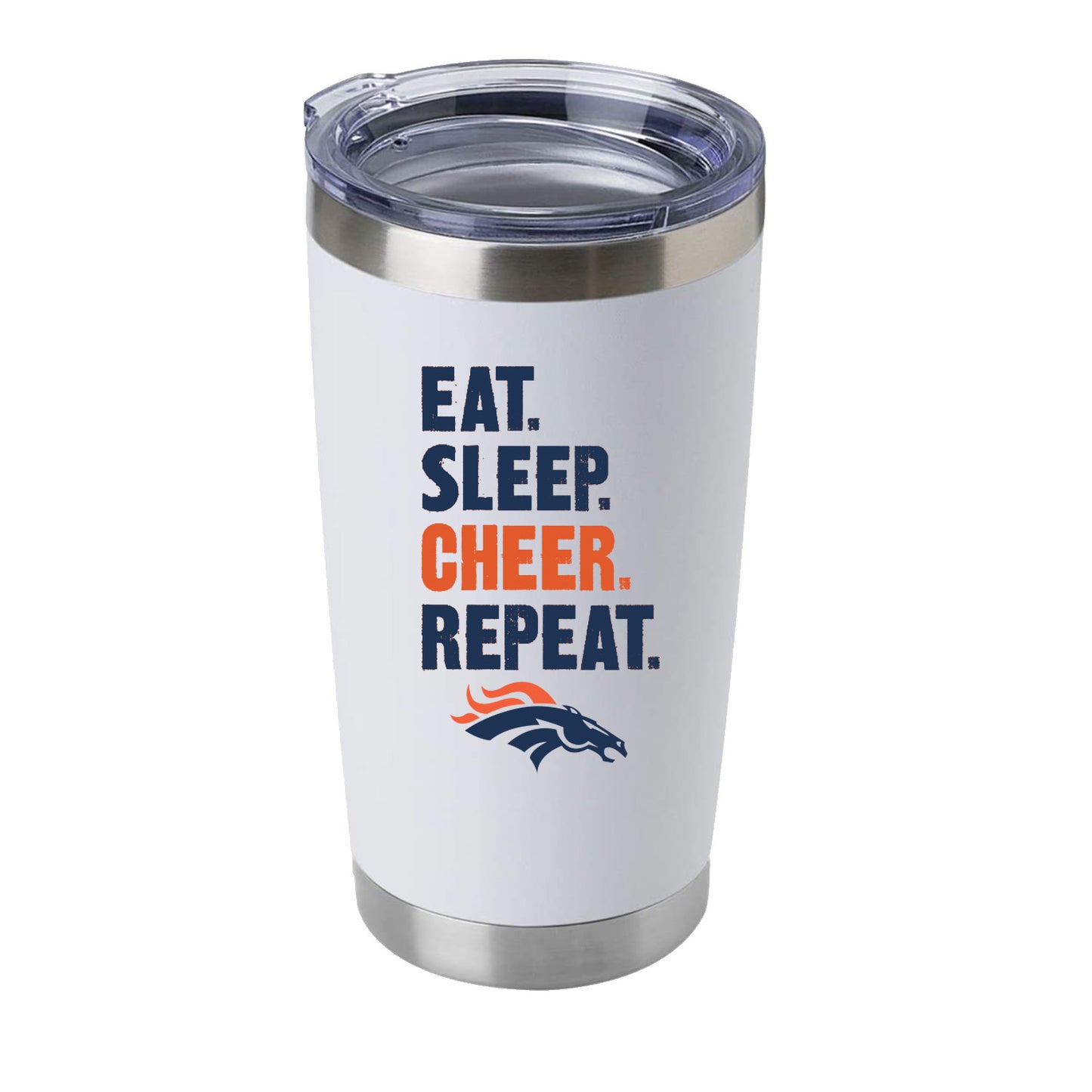 East Forsyth Eat. Sleep. Cheer. Repeat. Travel Mug