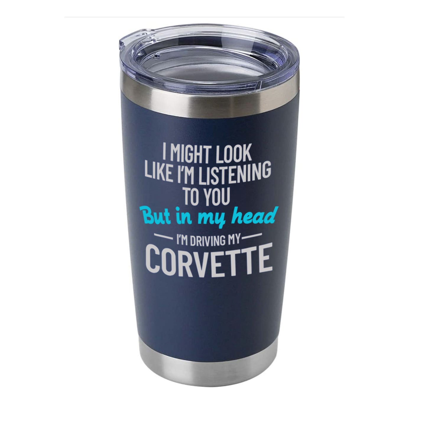 In-My-Head Corvette Travel Mug